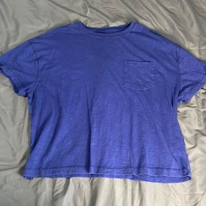 Slouchy Cropped Basic Tee